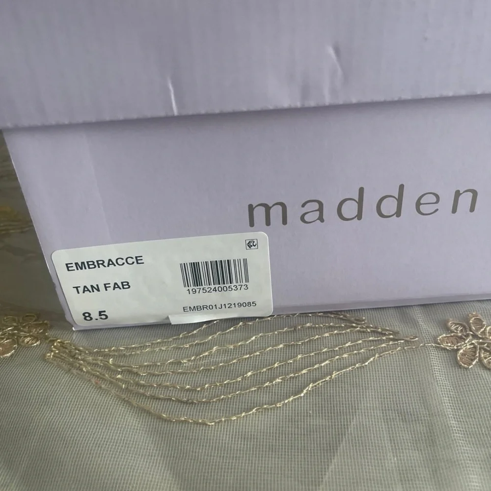 Madden Girl Tan Platform Ankle Boots